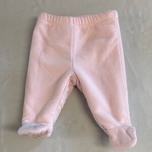 GAP Soft Pink Baby Footed Sherpa lined pants
